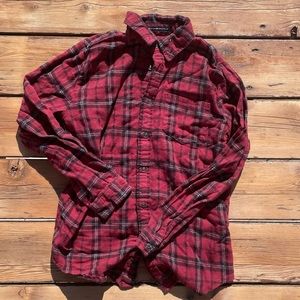 brandy melville red flannel